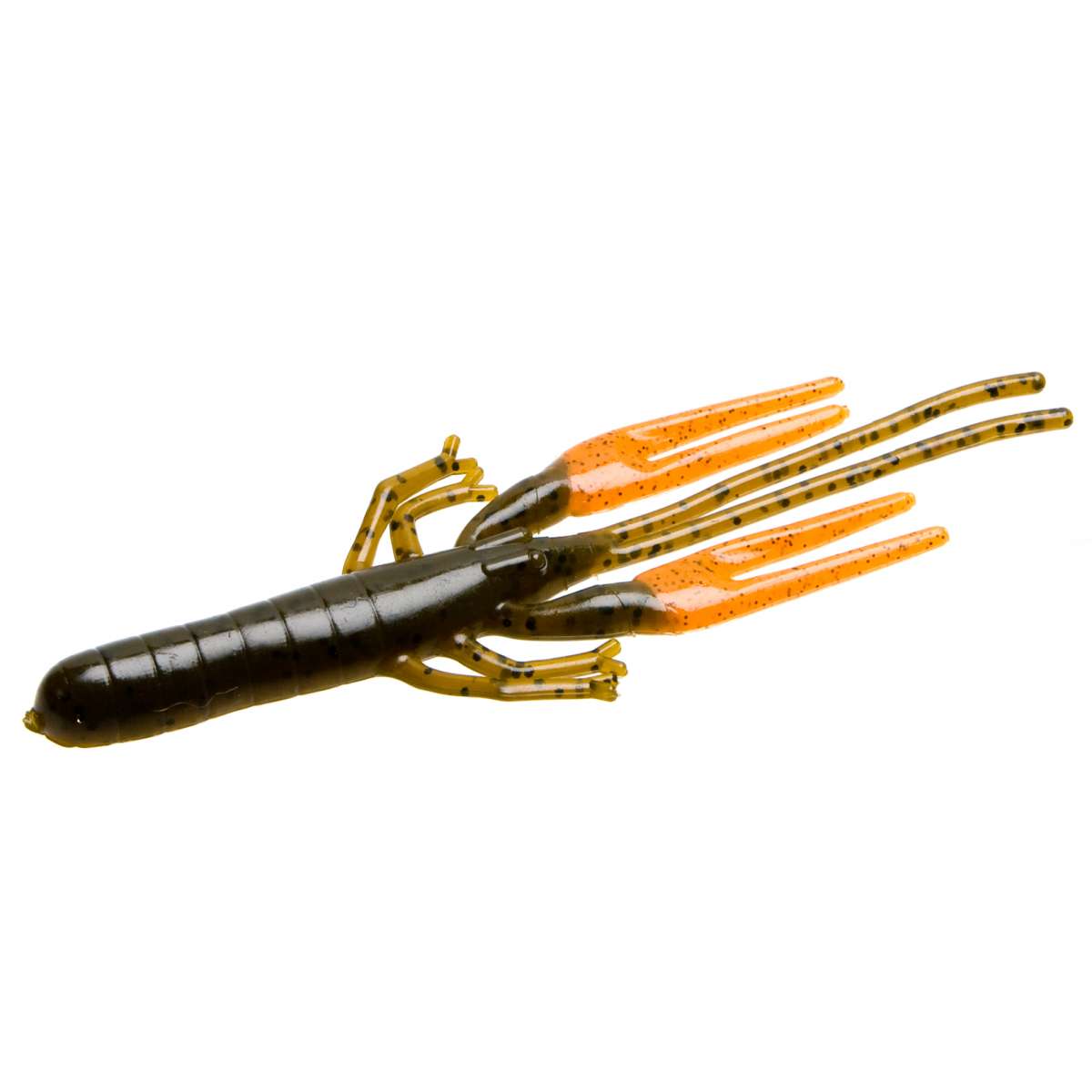 Zoom Big Critter Craw 4.5in 10/bag Green Pumpkin Orange