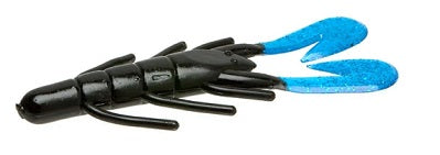 Zoom Ultra Vibe Speed Craw 3in 12/bag Black/Blue