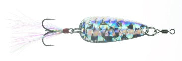 Nichols Mojo Flutter Spoon Shattered Glass Silver 1/2oz