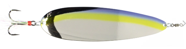 Nichols 8in Ben Parker Magnum Flutter Spoon Bombshell Shad 3.5oz