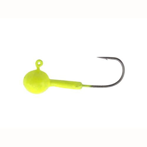 Leland Crappie Magnet Double Cross Heads 5ct 1/8oz Chartreuse