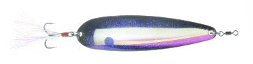 Nichols 5in Lake Fork Flutter Spoon Purple Threadfin 1-1/8oz