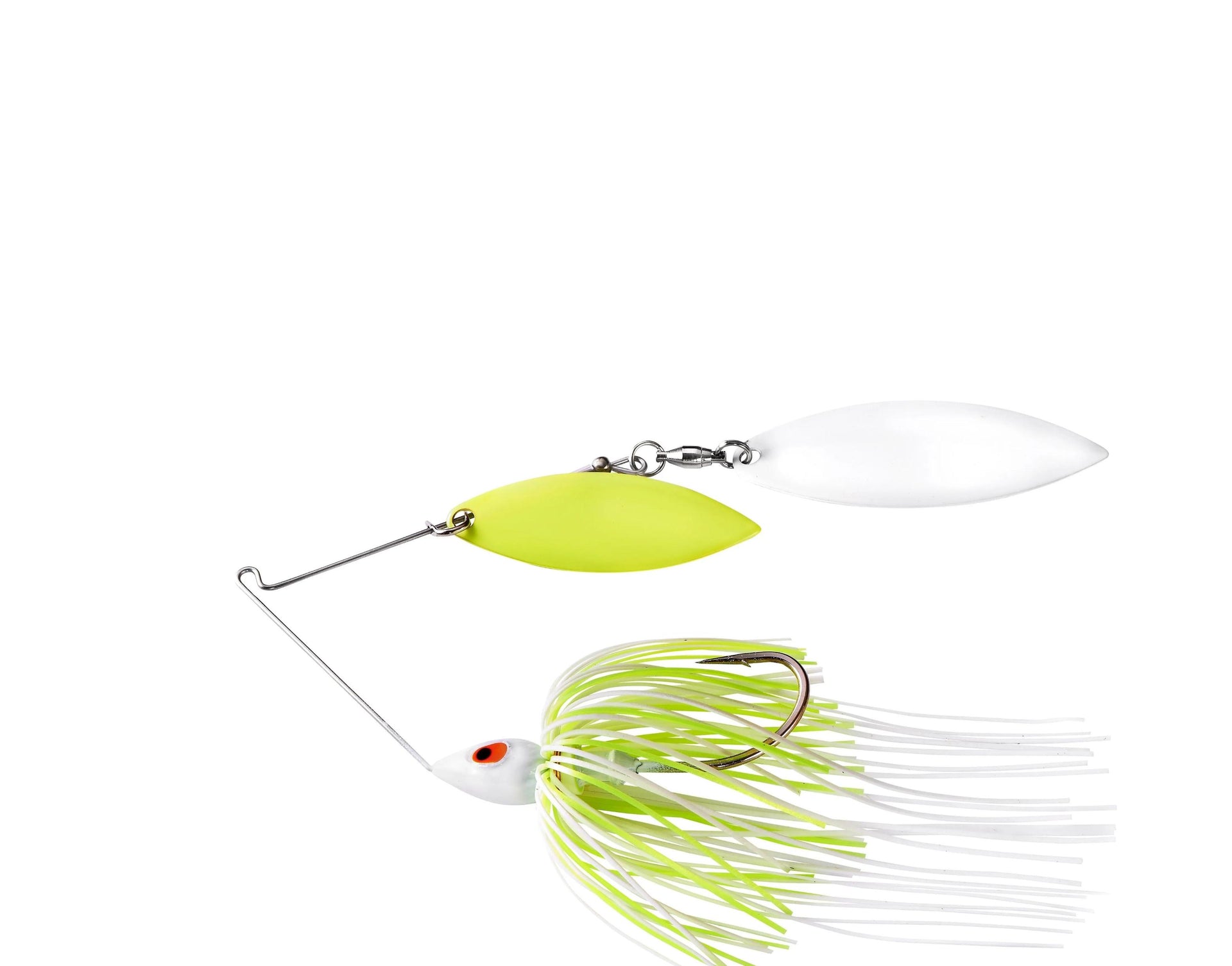 War Eagle Spinnerbait Painted DW WH-CH 3/8 White Chart