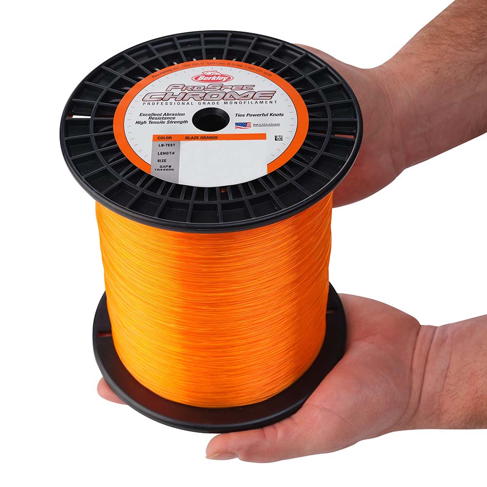 Berkley ProSpec Chrome Blaze Orange Monofilament - 40 lb - 3000 yds - PSC3B40-80