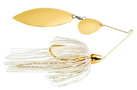 War Eagle Spinnerbait Gold Frame TW 1/2 White Gold