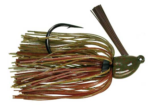 Strike King Hack Attack Jig 1/2oz Green Pumpkin Craw