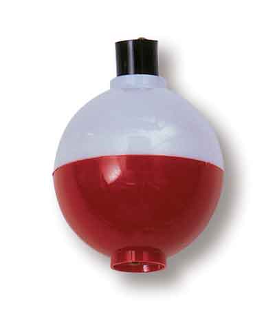 Betts Snap-On Floats Red/White 1.00