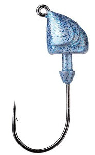 Strike King Squadron Swimbait Jig Head 1/4oz 3ct Blue Glimmer